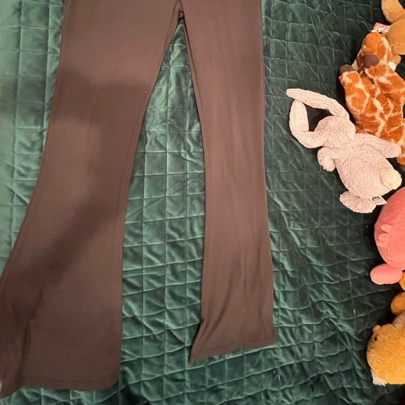 Flared Black Leggings - Picture 2 of 3